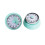 Green mechanical kitchen timer with magnet stainless steel 1