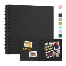 Album de scrapbooking avec fenêtre photo, album à couverture rigide, album photo, livre de souvenirs - Idéal pour vos projets de scrapbooking et
