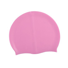 Silicone Swimming Cap for Braids and Locks Pink