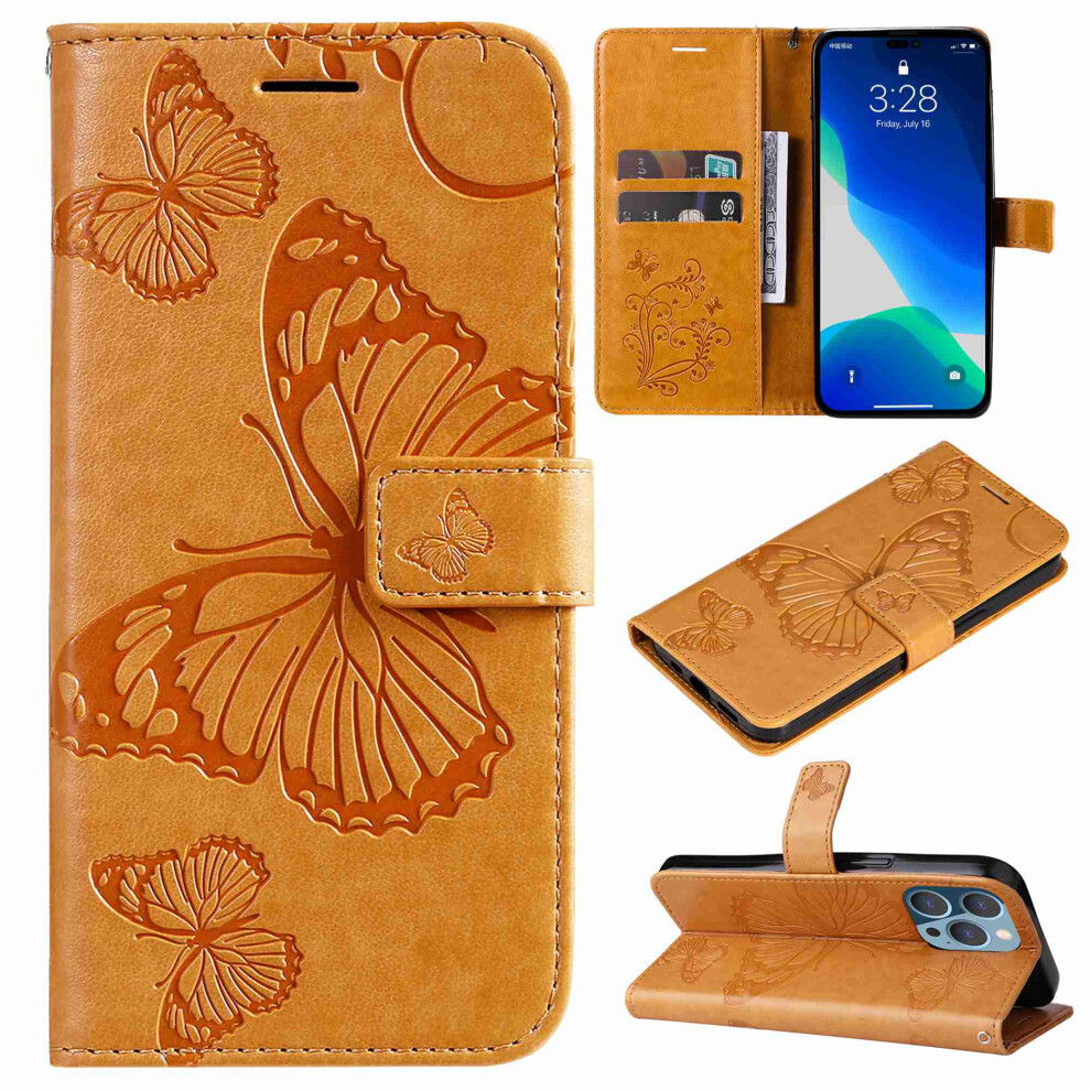 Iphone 14 Pro Max Wallet Case Pu Leather Flip Cover With 9104145187778