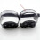Silicone Ice Cleats with Reflective Stripe Black 5-Tooth 7