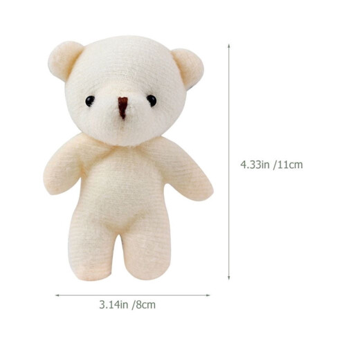 Pendentifs mini-poupées ours en peluche (20 pièces) 1
