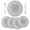 Boho Round Placemats Set of 4, 15 Inch 1