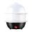 Electric Egg Cooker Black Double-Layer 14-Piece 1