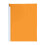 A4 Clear Front Report Cover Plastic Folder Orange 1 Pack 1