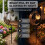 Moon Solar Stake Light Waterproof Crackle Glass Globe Pathway Decor 3
