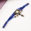 Women's retro faux leather leaf quartz watch 8