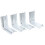 Fire Extinguisher Wall Mount Bracket Heavy Duty Dual-Head 4 5