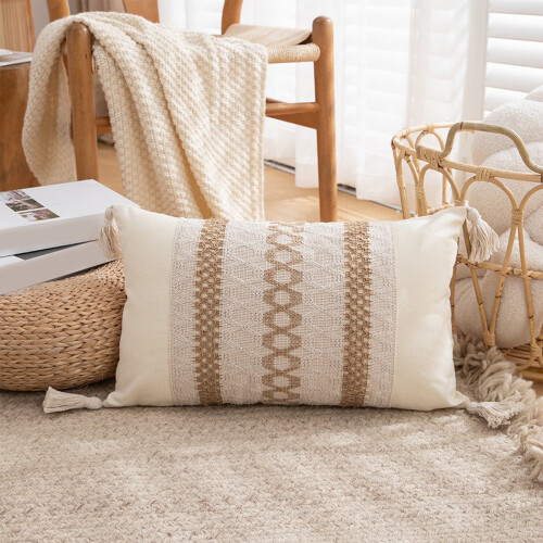 Federa con nappe, morbida e decorativa, 1 pezzo 1