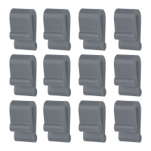 Silicone Dutch Oven Lid Clips Grey 12 Pcs