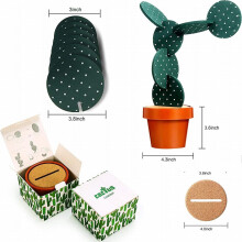 Ventes en boutique aujourd'hui : Lot de 6 dessous de plat pour boissons, cadeau original avec porte-pot de fleurs pour bar à la maison, cadeau