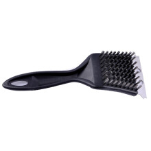 Brosse de nettoyage pour grilles de barbecue, grattoir Ă poils en acier inoxydable, ensemble d'ustensiles de cuisine