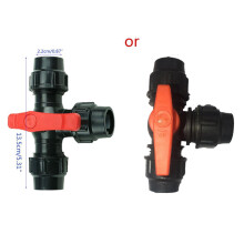 3-Way Diverter Plastic Tee Connector for Valve Hose Fitting