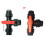 3-Way Diverter Plastic Tee Connector for Valve Hose Fitting 1