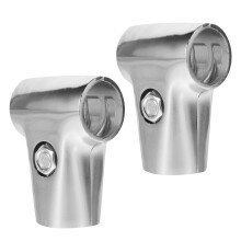 2Pcs Closet Rod Bracket T-shaped for Pipe Connection and Drying Racks