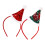 Glitterhårbånd for jenter, sirkulært juledesign, 2 stk. 5