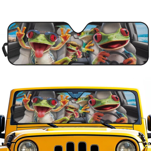 Windshield Sun Shade for Jeep Wrangler Compass Gladiator