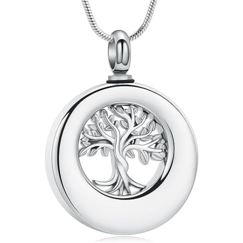 Tree of Life Urn Necklace for Ashes 1