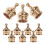 Metal Lamp Finials Decorative 10 Pieces 1