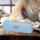 Comefolife Canvas-Federmäppchen, hellblau, 1 Stück 4