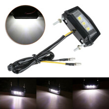 LED motorcycle license plate light 12V