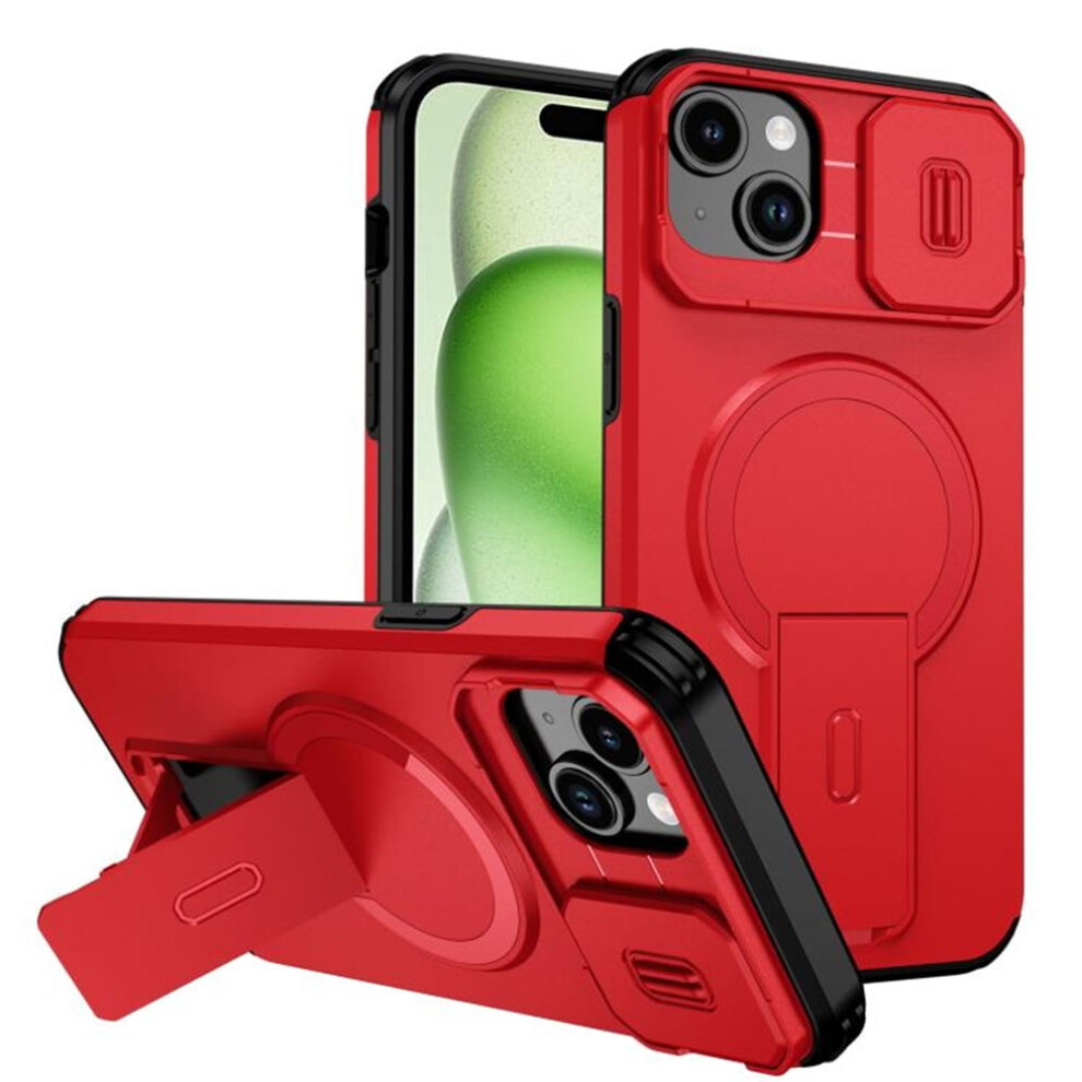 Iphone 14 Plus 15 Plus Case 6.7 Inch Magsafe Red 974856097135