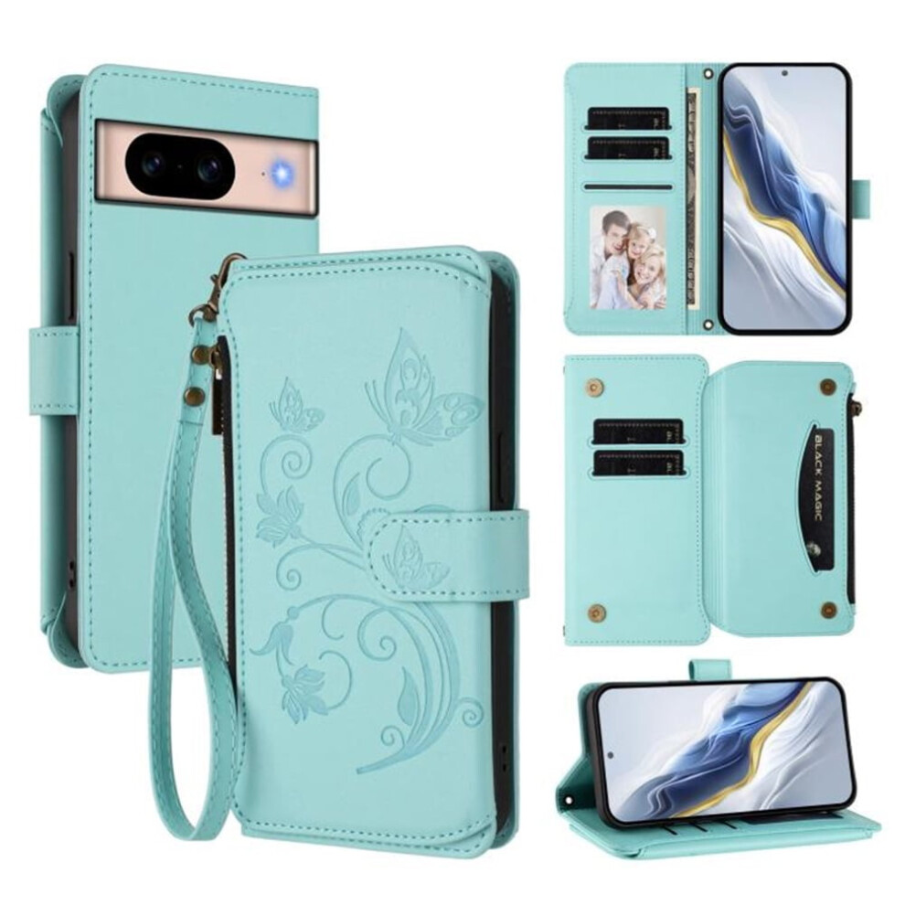 Magnetic Flip Stand Case For Google Pixel 8A Mint Green 974856090129
