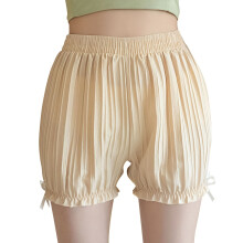 Seamless Slip Shorts for Women Beige M