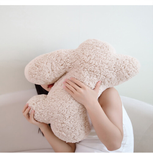 Rabbit Plush Pillow Super Soft Bunny Cuddle Cushion for Kids