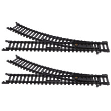 Masteelf toy train track expansion pack plastic 1 pair