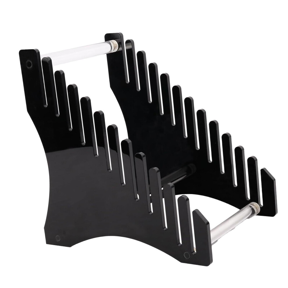 Acrylic Record Stand For Albums And Cds Black 974856096688