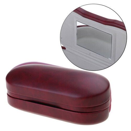 Double Layer Glasses Case for 2 Pairs of Eyeglasses