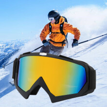 Windproof Ski Goggles UV Protection Anti-Fog Lens for Adults