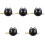 Tegneserie træfisk legetøjs percussion sæt 5 dele 6