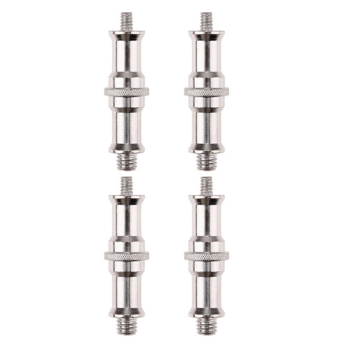 Adapter for studiolysstativ, 1/4 til 3/8 hanngjenger, 4 stk. 1