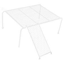 MLINS White Iron Chicken Coop Platform with Ladder