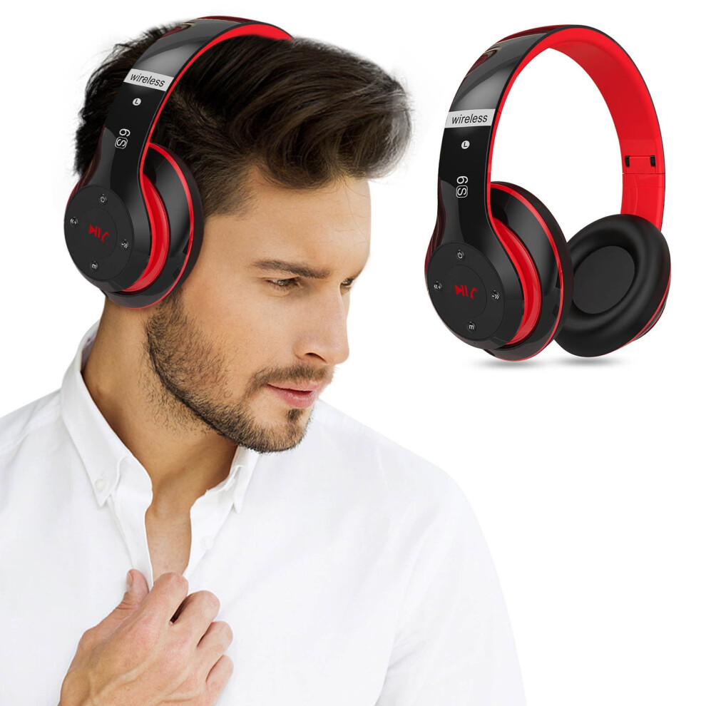 Bluetooth Headphones Over-Ear Wireless 5.0 Fm Radio Mic 913211617632