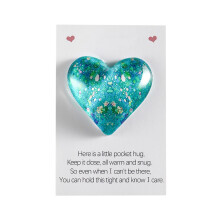 Valentine's Day Kids Cards with Heart Gems – 24 pcs