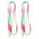 Knitted Shoelaces for Skates Rainbow 1 Pair 2