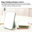 Espejo de maquillaje de escritorio plegable, antivaho, rectangular, 1 unidad. 8
