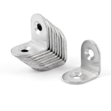 10pcs Stainless Steel Right Angle Bracket Tone Corner Brackets For Furniture And Shelf Installation Design