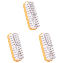 3PCS 2-in-1 Suede Shoe Cleaner - Crepe Brush & Eraser for Nubuck Leather Boots/Bags - Yellow