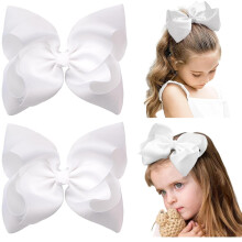 Hair Bows for Girls with Alligator Clips, Solid Color