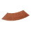Bathtub Mat Brown Curved Shower Floor Mat 1 Pack 2