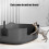 Open Cat Litter Box Gray Extra Large 16x11in 5