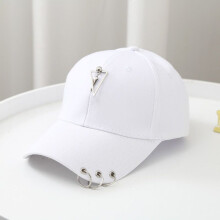 Unisex Baseball Cap Metallic Ring Chain Summer