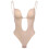 Women's U-Plunge Backless Bodysuit Deep V Seamless Thong 1