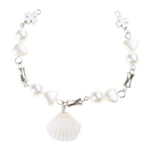Shell Pearl Four-Leaf Clover Bracelet for Women Adjustable
