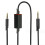 Logitech-Compatible Gaming Headset Cable 2m 3.5mm 1