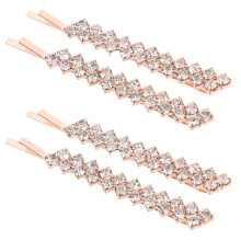 Hair Clips for Women Alloy Shiny Style 2 Pairs
